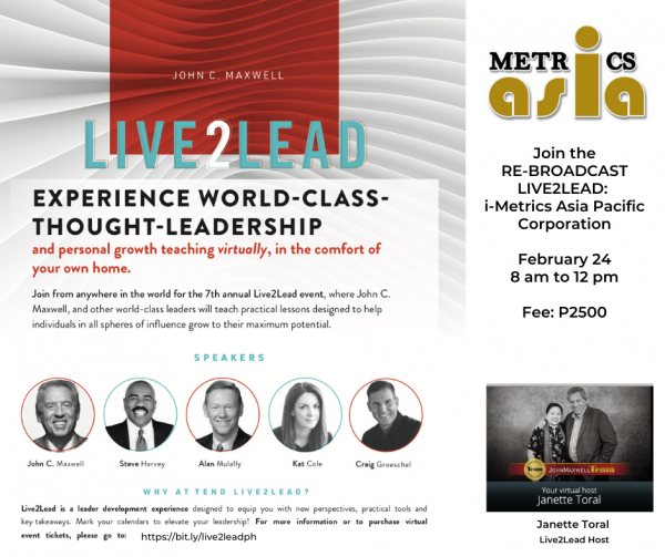 LIVE2LEAD: I-Metrics Asia Pacific